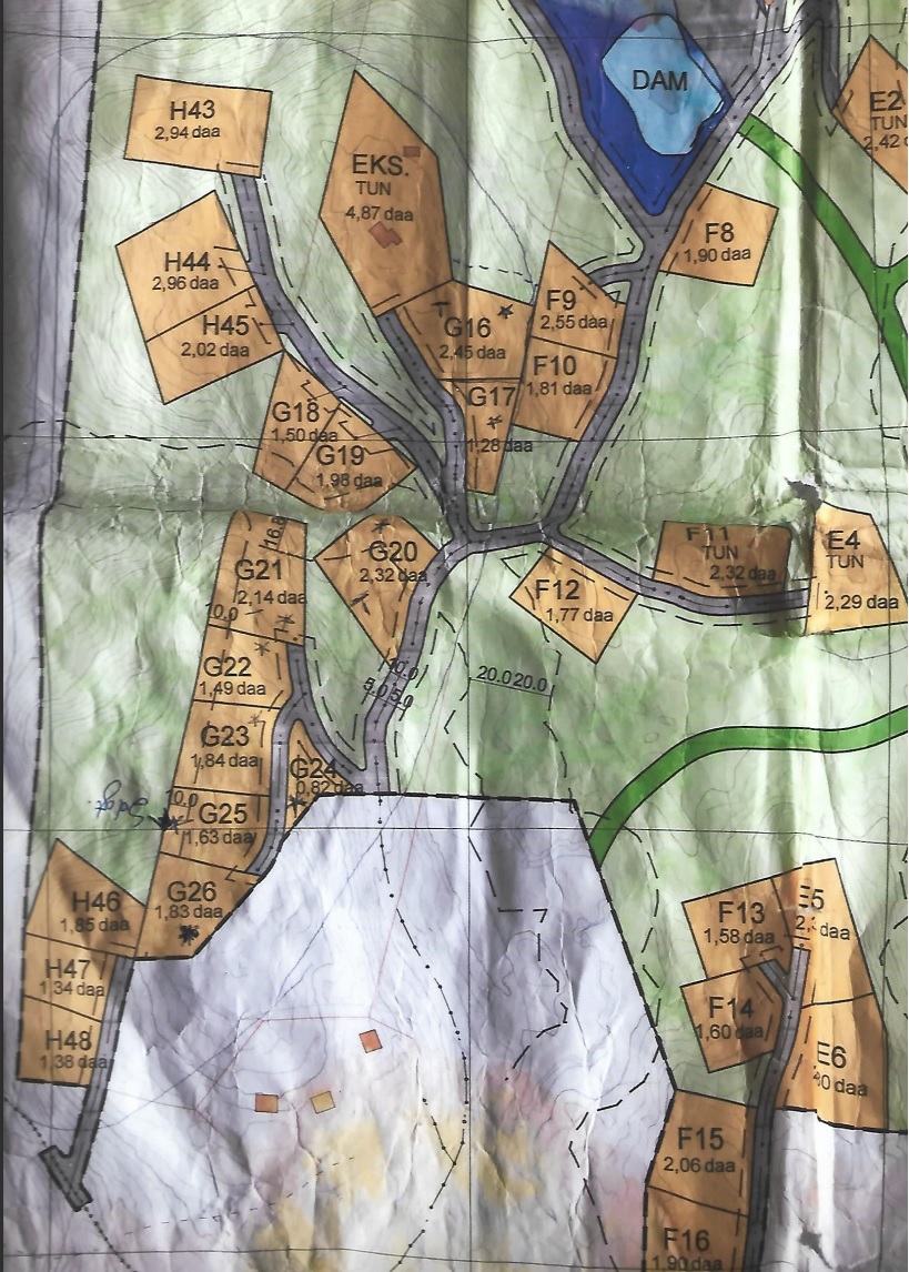 tilgjengelige tomter